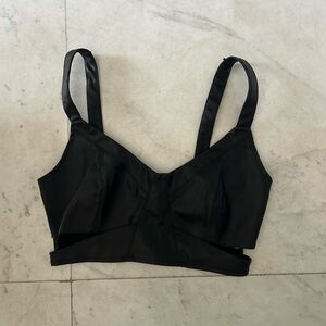 Leather Zara Crop Top